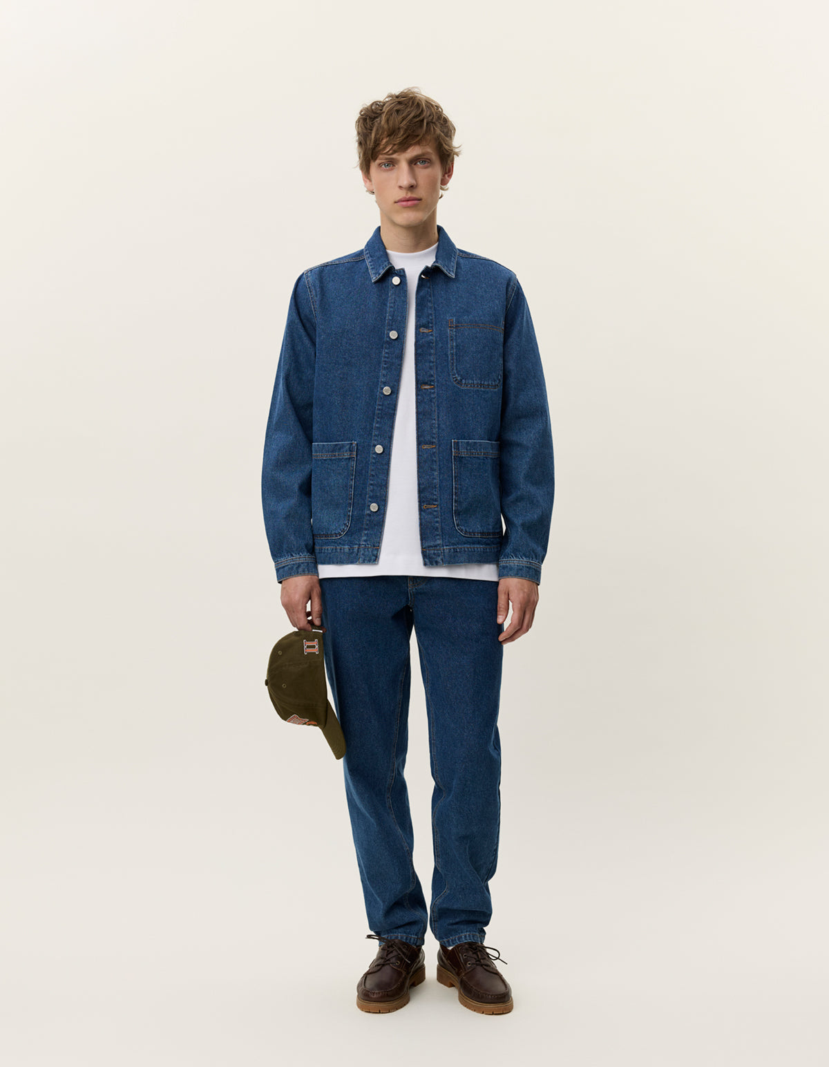 Les Deux - Overshirt aus leichter Denimqualität - Layton