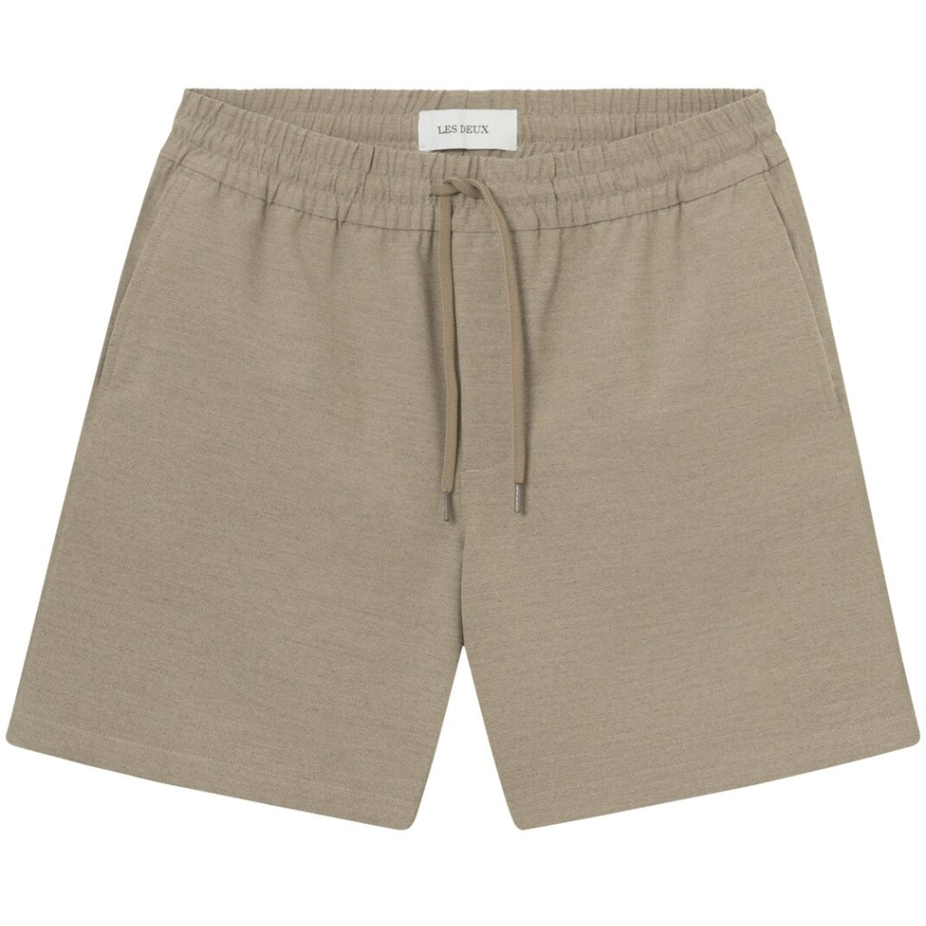 Les Deux - Kurze Hose in leichter Wolloptik - Patrick