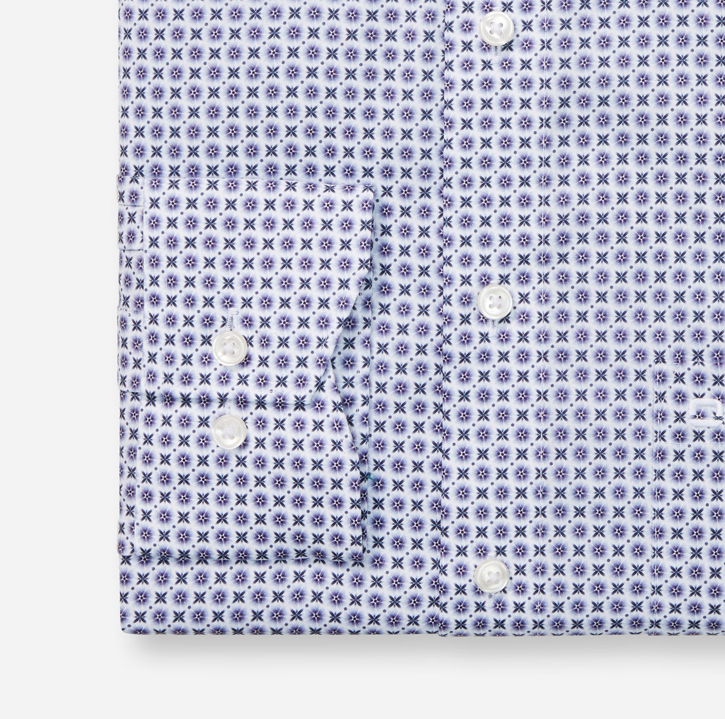 Olymp - Businesshemd mit modernem Print - Modern Fit
