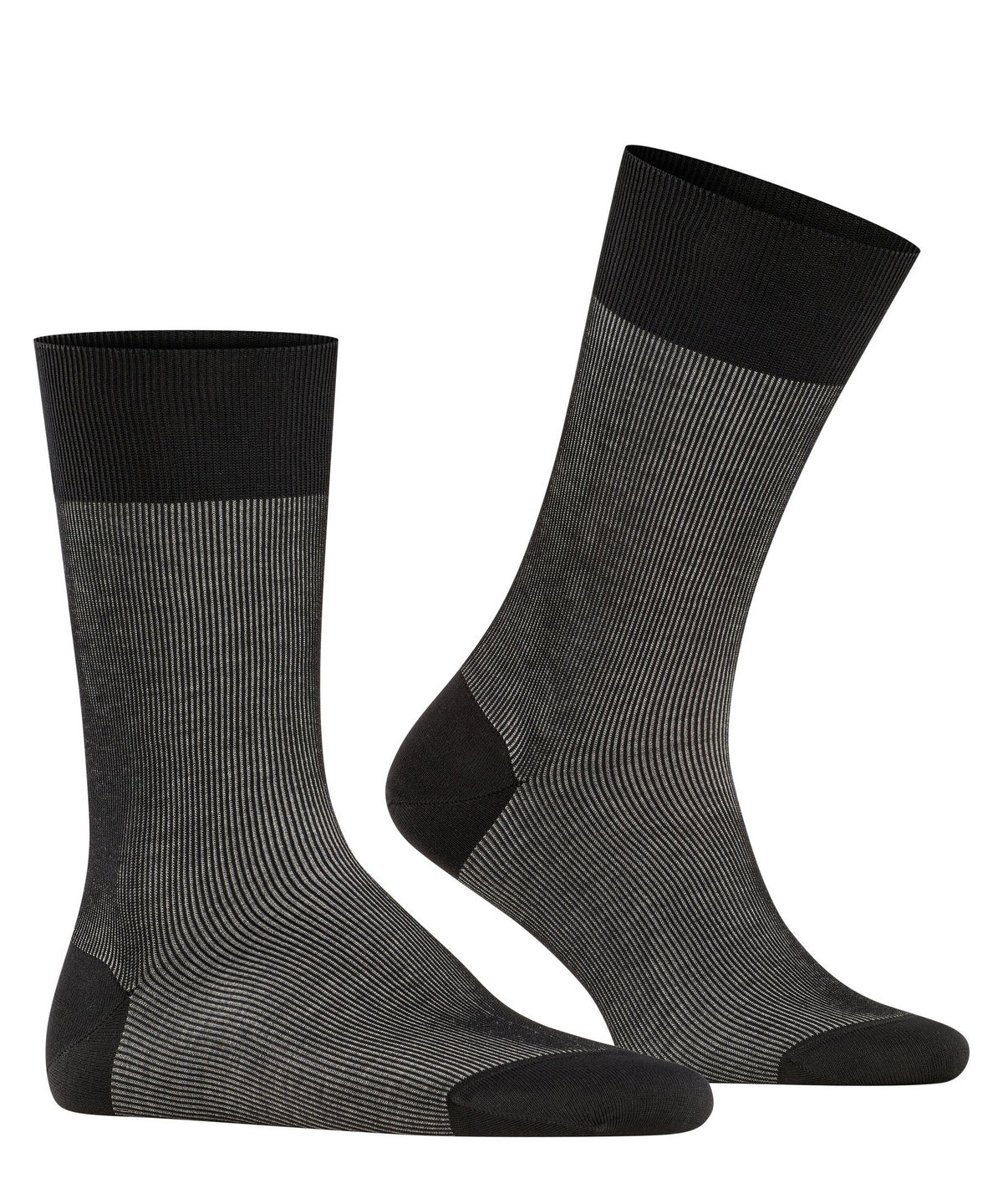 Falke - Socken - Fine Shadow - Schwarz/Grau