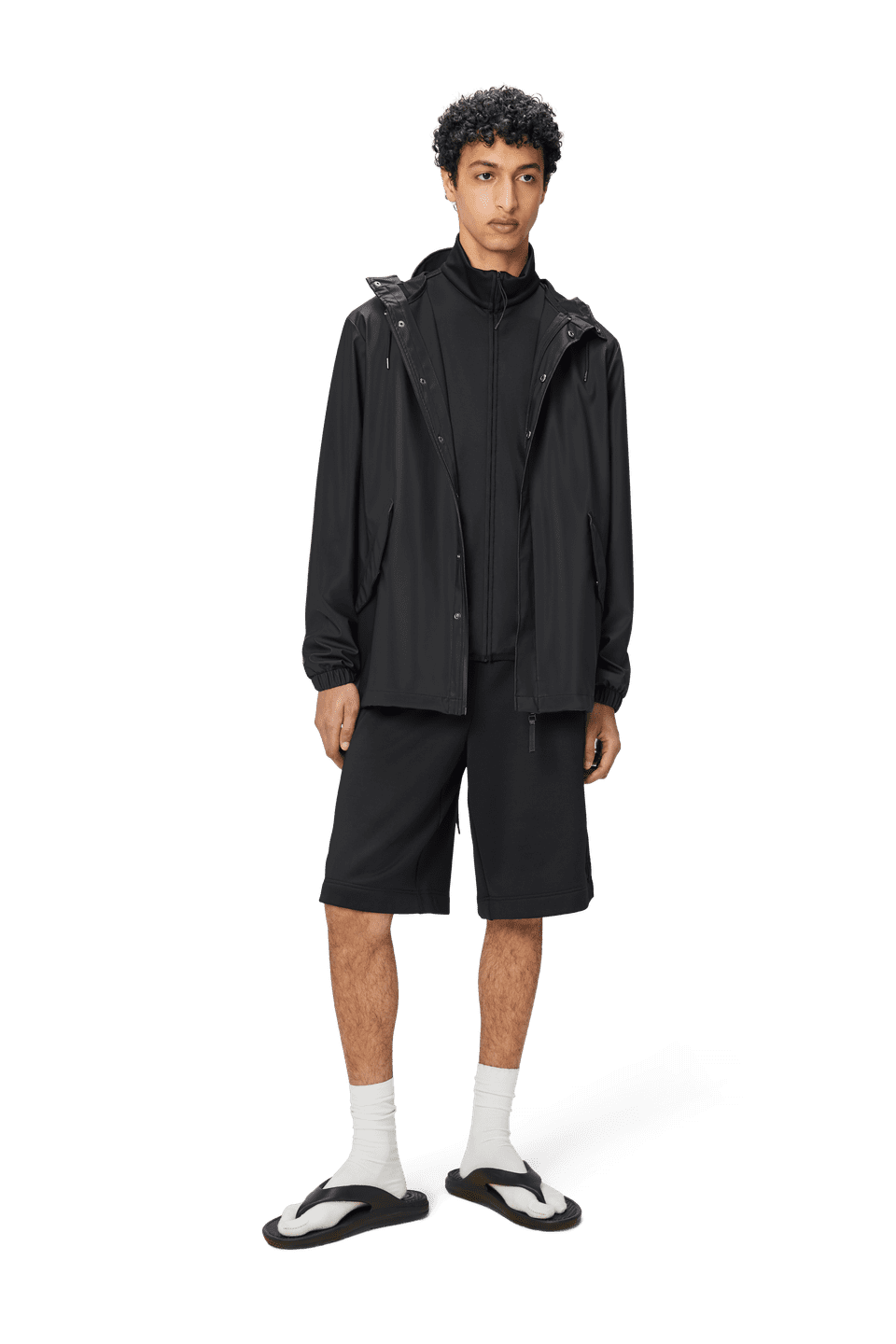 Rains - Kurzer Wasser- & Winddichter Fishtailparka Unisex - Fishtail Jacket