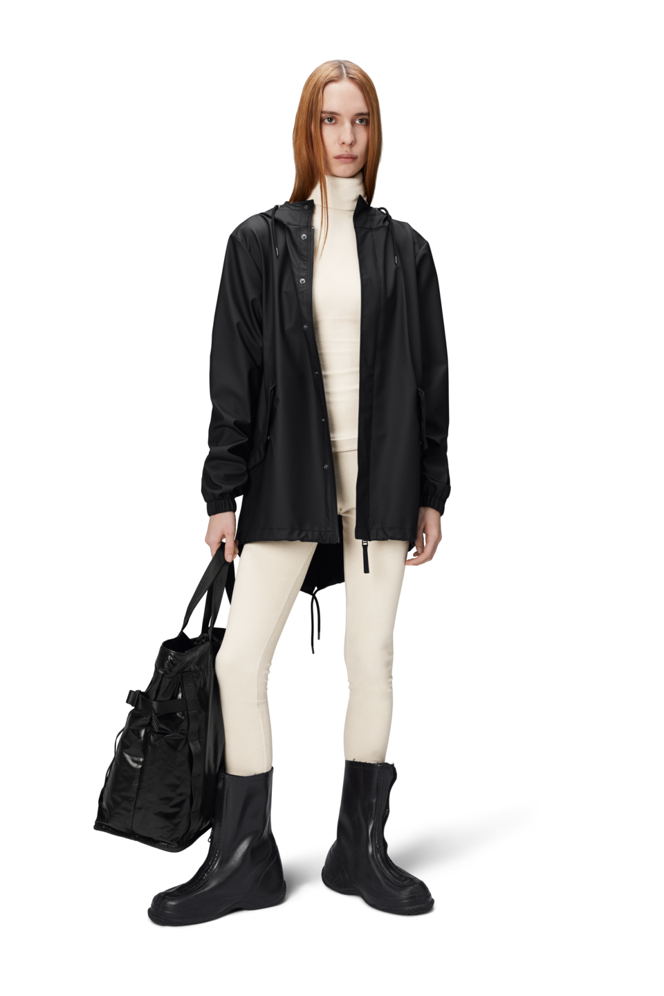 Rains - Kurzer Wasser- & Winddichter Fishtailparka Unisex - Fishtail Jacket
