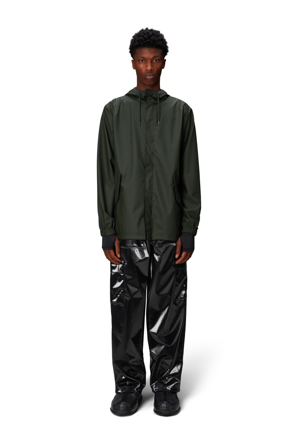 Rains - Kurzer Wasser- & Winddichter Fishtailparka Unisex - Fishtail Jacket
