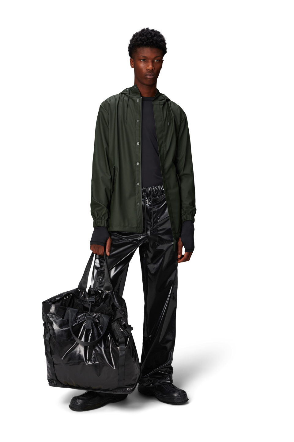 Rains - Kurzer Wasser- & Winddichter Fishtailparka Unisex - Fishtail Jacket