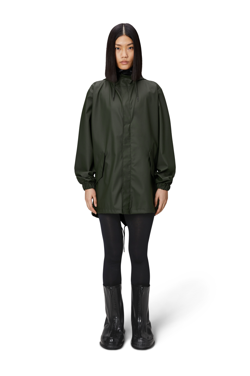 Rains - Kurzer Wasser- & Winddichter Fishtailparka Unisex - Fishtail Jacket