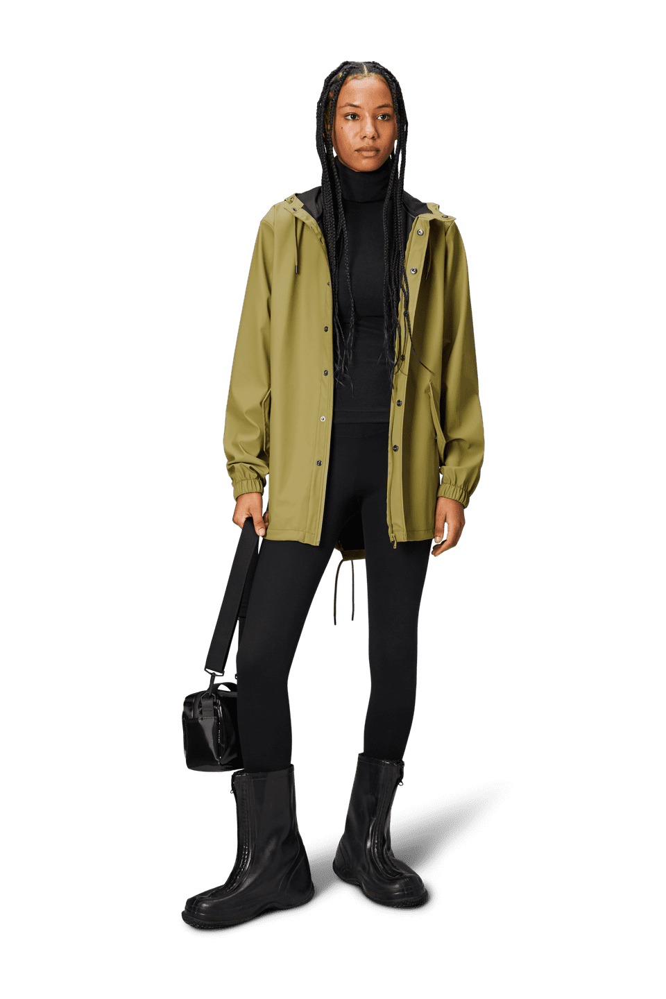 Rains - Kurzer Wasser- & Winddichter Fishtailparka Unisex - Fishtail Jacket