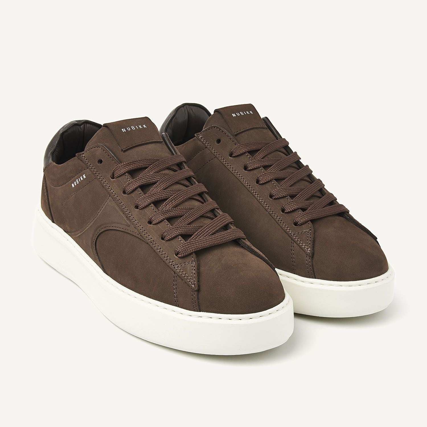 Nubikk - Stilvoller Sneaker in Dunkelbraun - Vick Cosmo