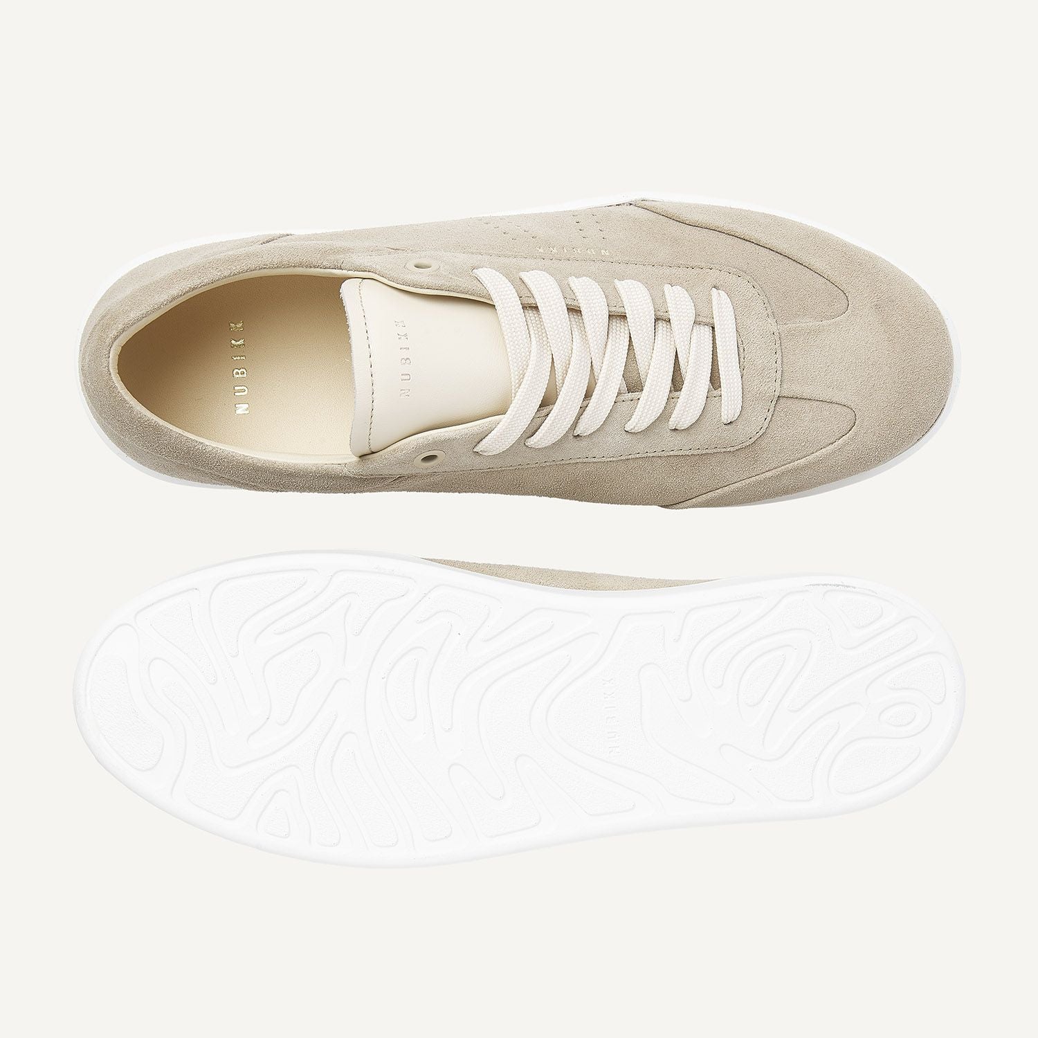Nubikk - Eleganter Sneaker in Beige - Joro Liber