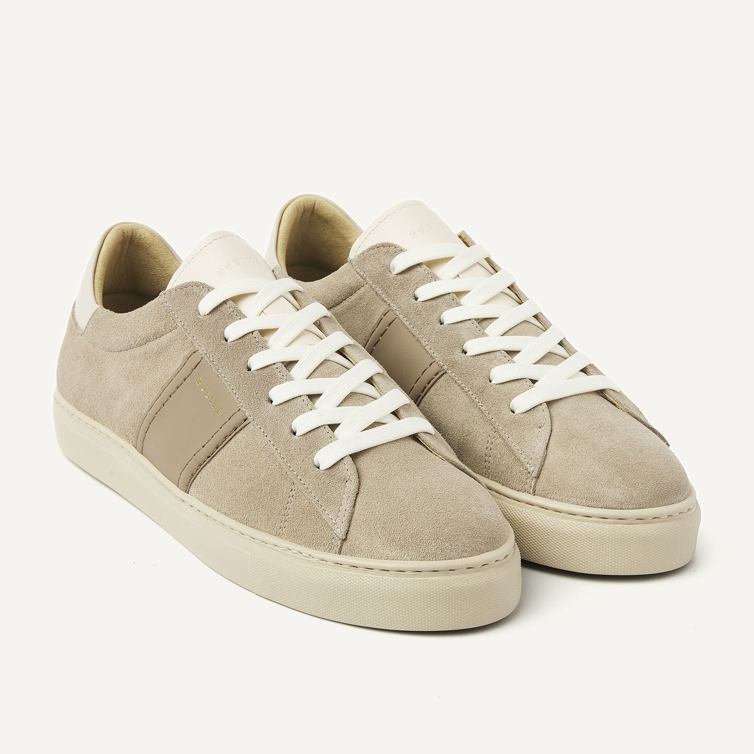Nubikk - Beiger Sneaker mit Veloursleder - Jase Morris