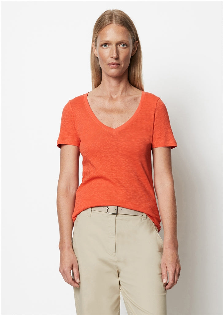 Marc O´Polo - T-Shirt mit V-Ausschnitt