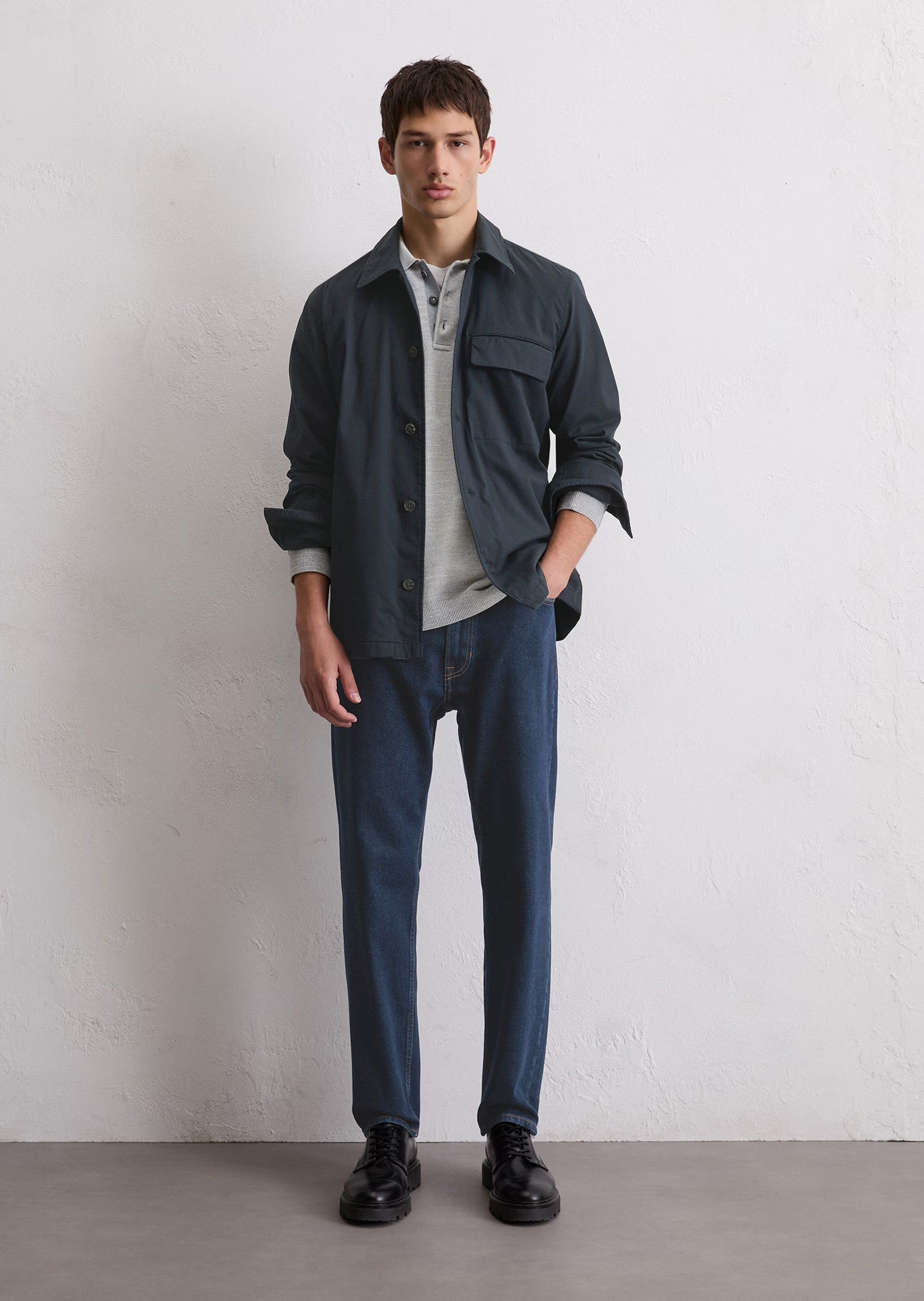 Marc O'Polo - Overshirt aus leichtem Bio-Baumwoll-Twill