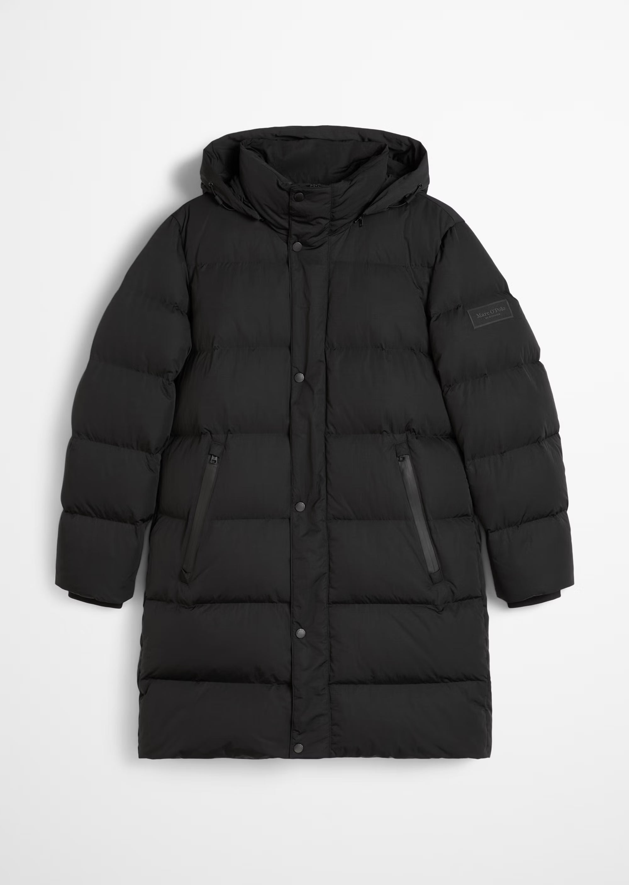 Marc O'Polo - Lange Daunenjacke mit abnehmbarer Kapuze
