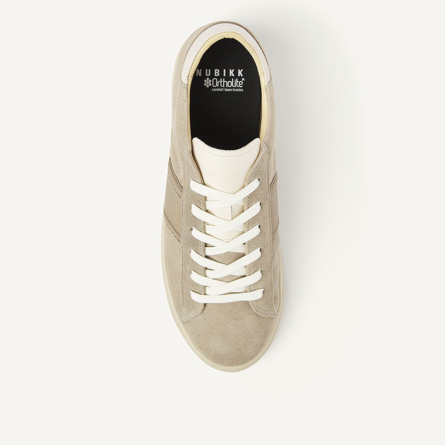 Nubikk - Beiger Sneaker mit Veloursleder - Jase Morris