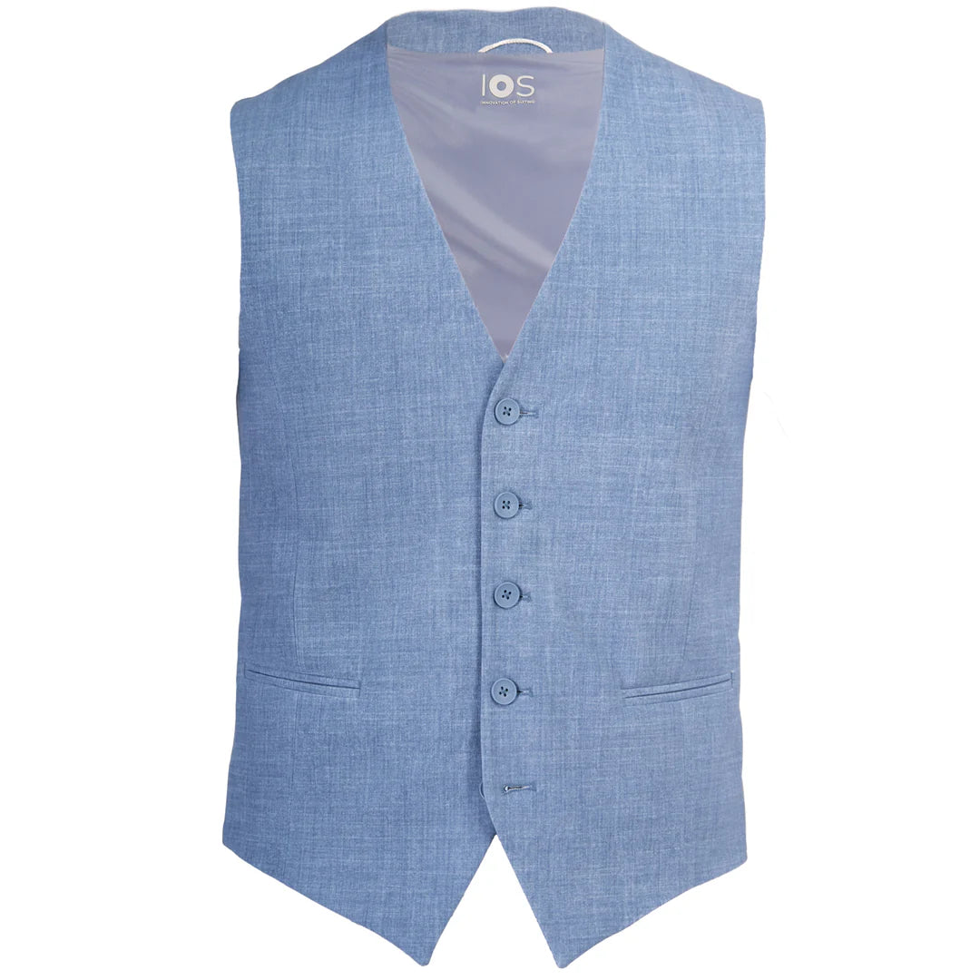 IOS - Schmale Anzugweste - Indigo Blue