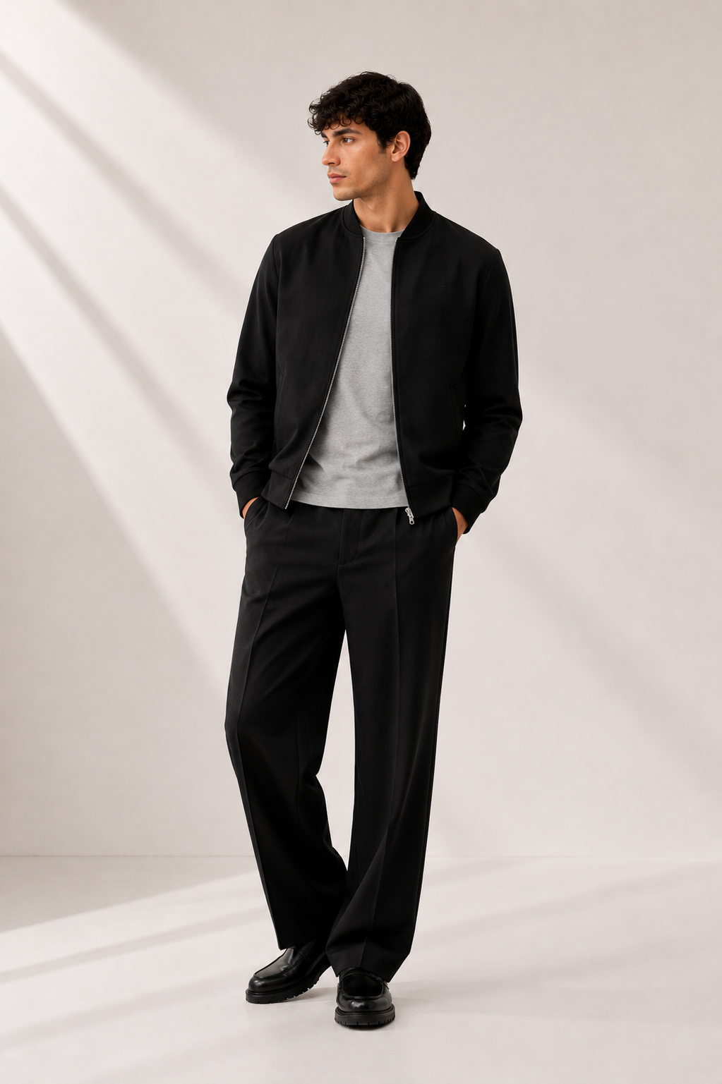 Les Deux - Leichter Blouson im Overshirt-Look für moderne Styles in Schwarz