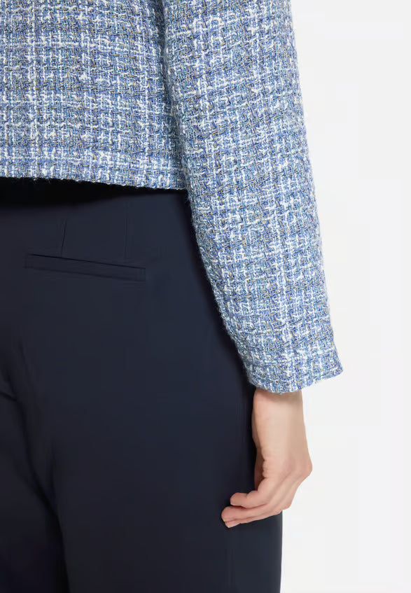 Betty Barclay - Hellblaue Blazer-Jacke mit Hemdkragen