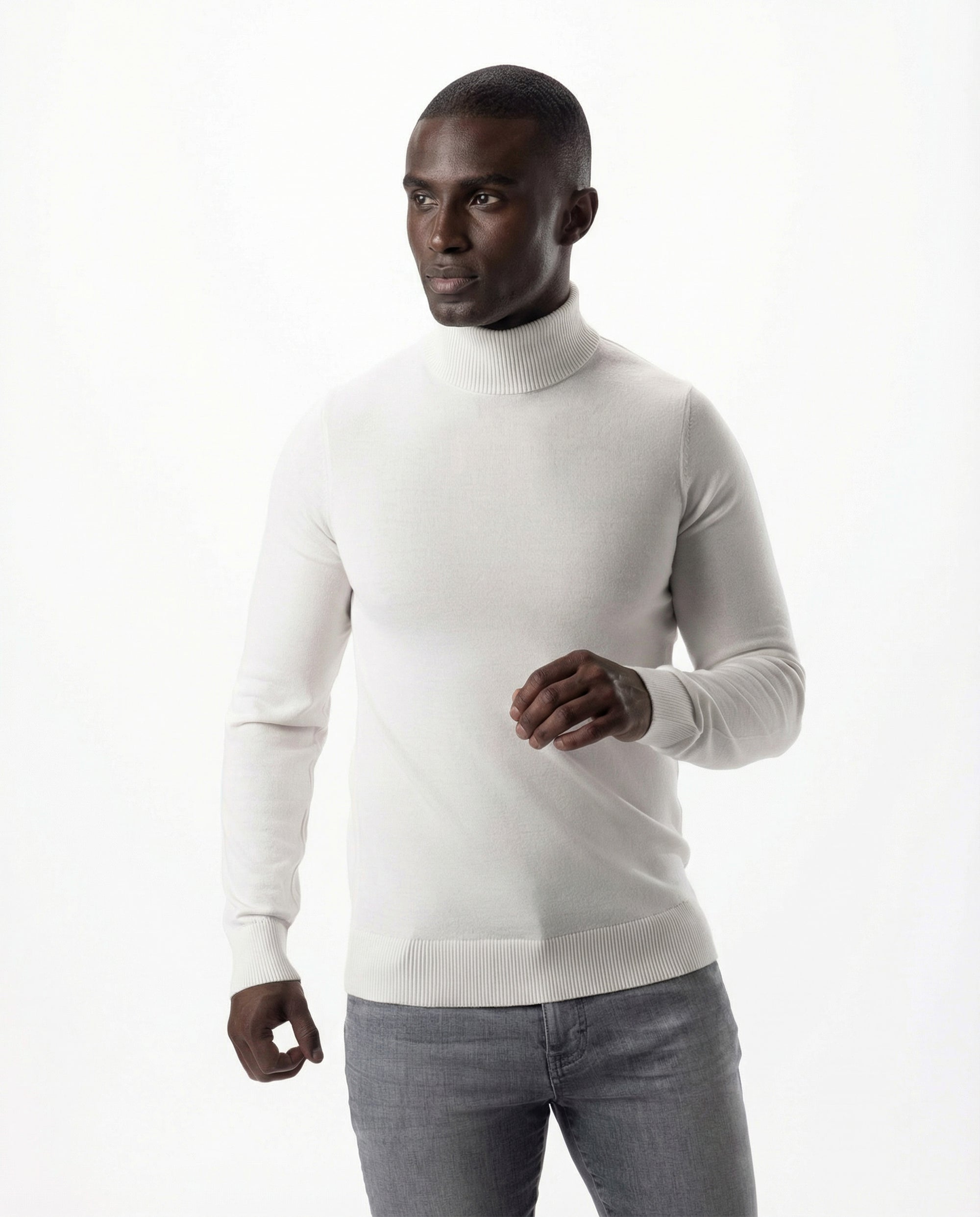 IOS - Turtleneck Pullover aus feiner Merinowolle