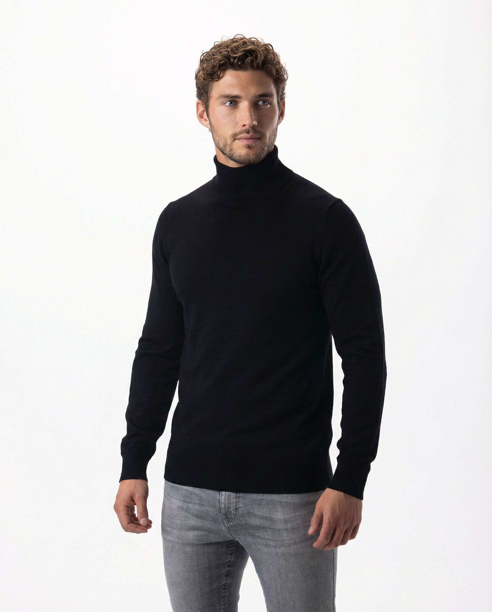 IOS - Turtleneck Pullover aus feiner Merinowolle