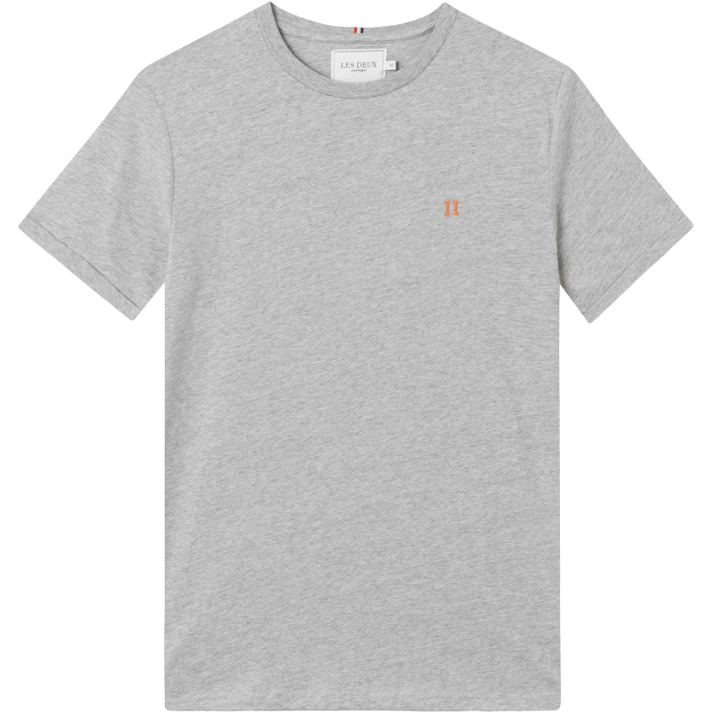 Les Deux - Basic T-Shirt mit Stickerei