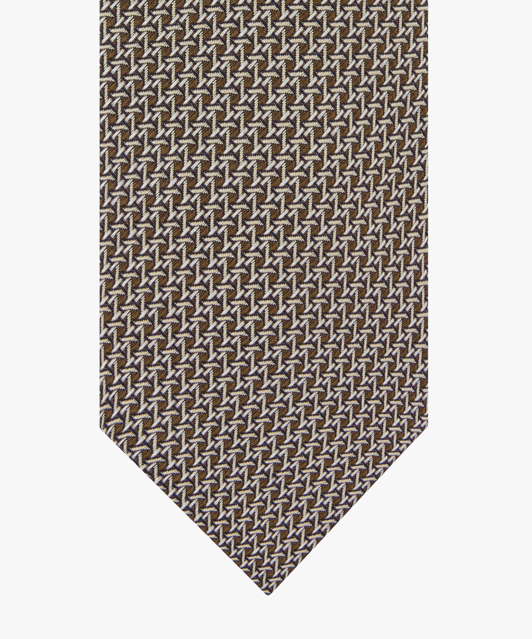 Profuomo - Stilvolle Krawatte in Braun - Made in Italy