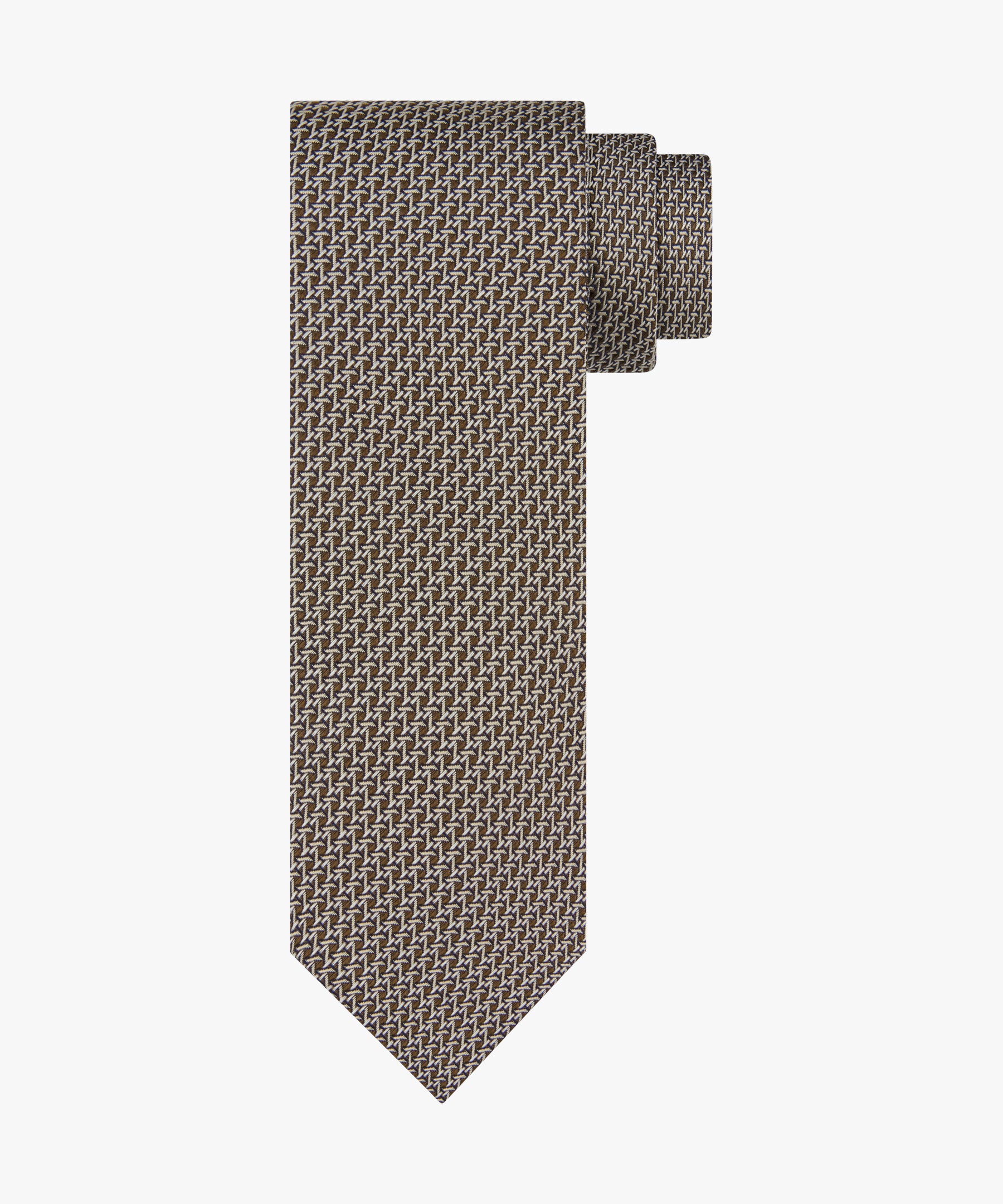 Profuomo - Stilvolle Krawatte in Braun - Made in Italy