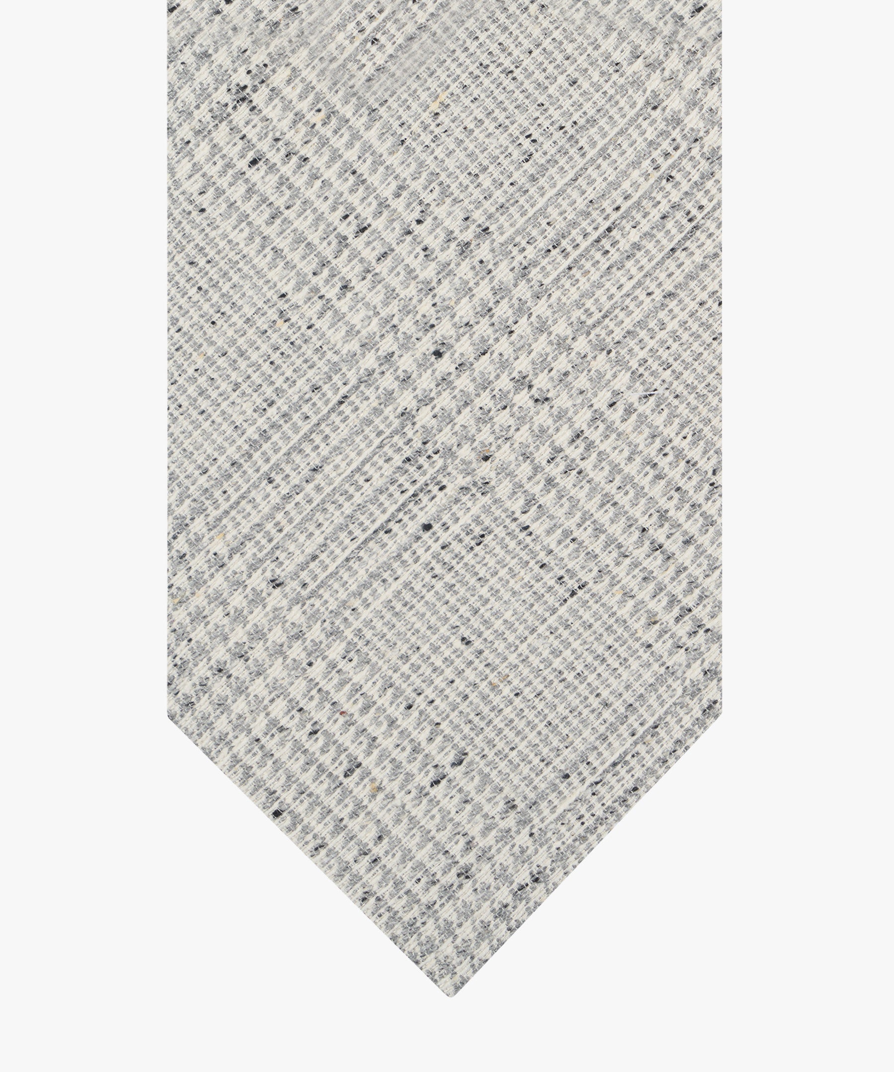 Profuomo - Stilvolle Krawatte in Hellgrau Kariert - Made in Italy