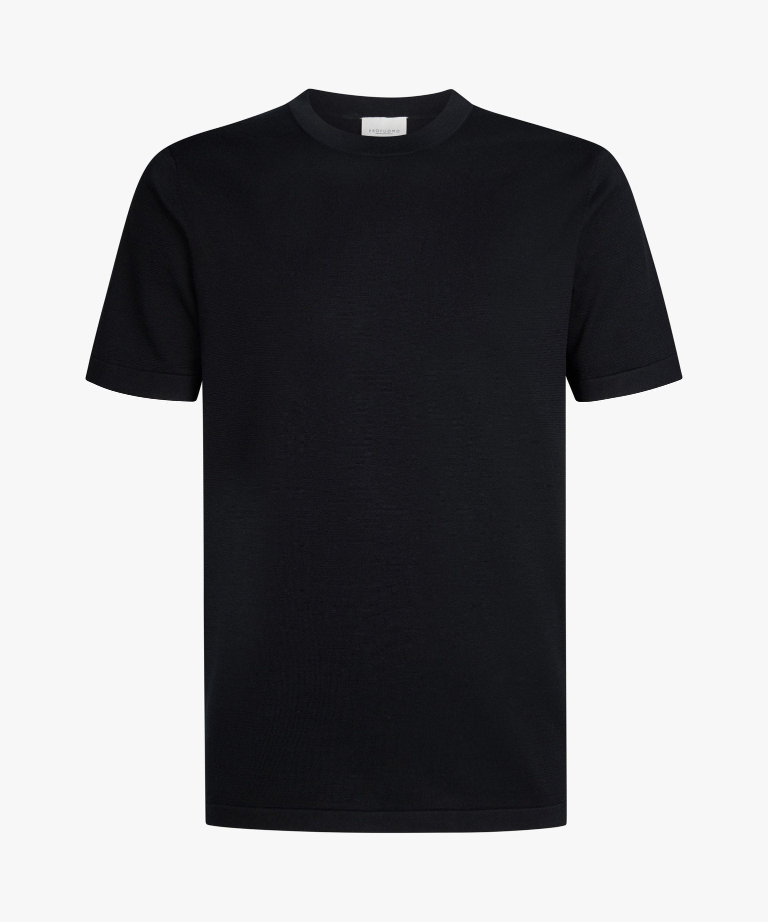 Profuomo - Feines Strick-T-Shirt in Navy