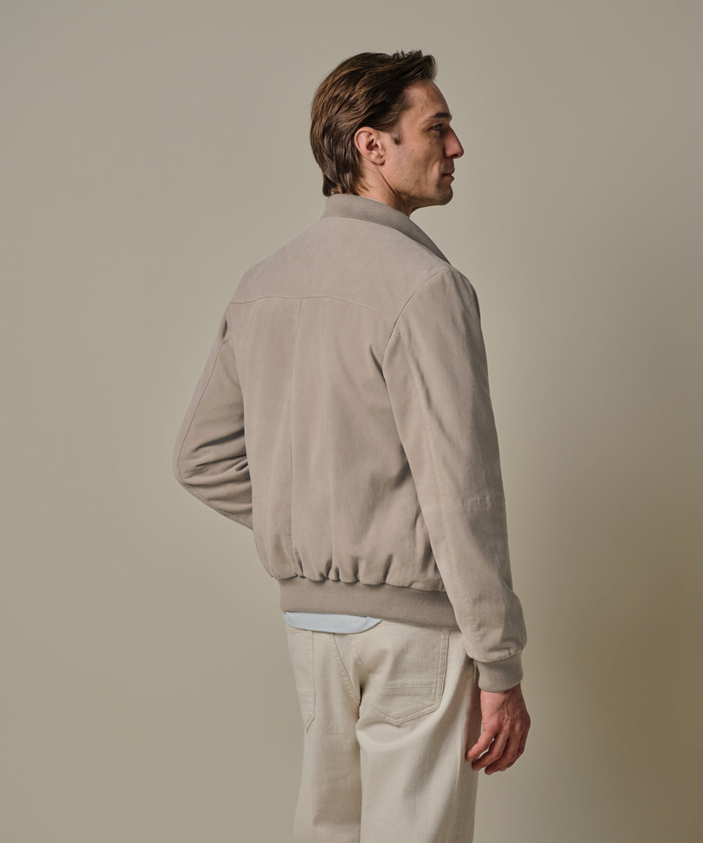 Profuomo - Zeitloser Blouson aus Veloursleder