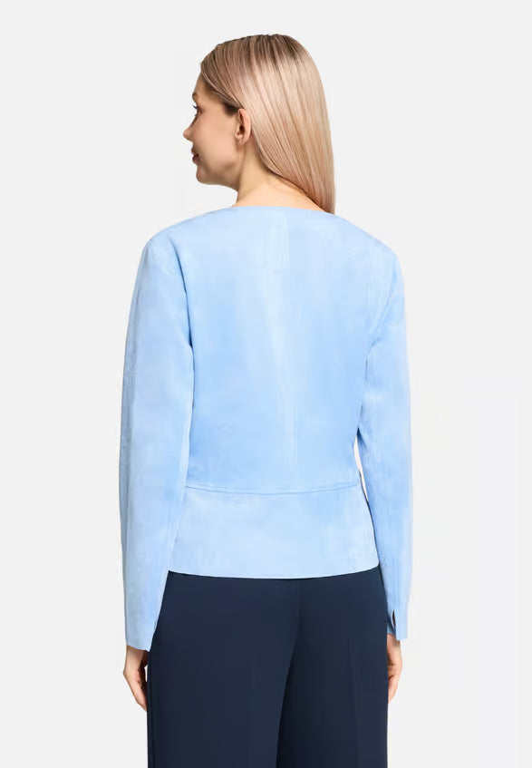 Betty Barclay - Hellblauer Kurzblazer mit Reißverschluss