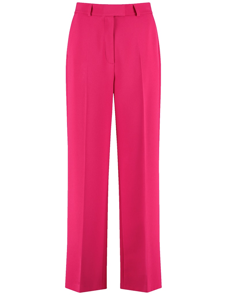 Taifun - Elegante weit fließende Hose in Pink