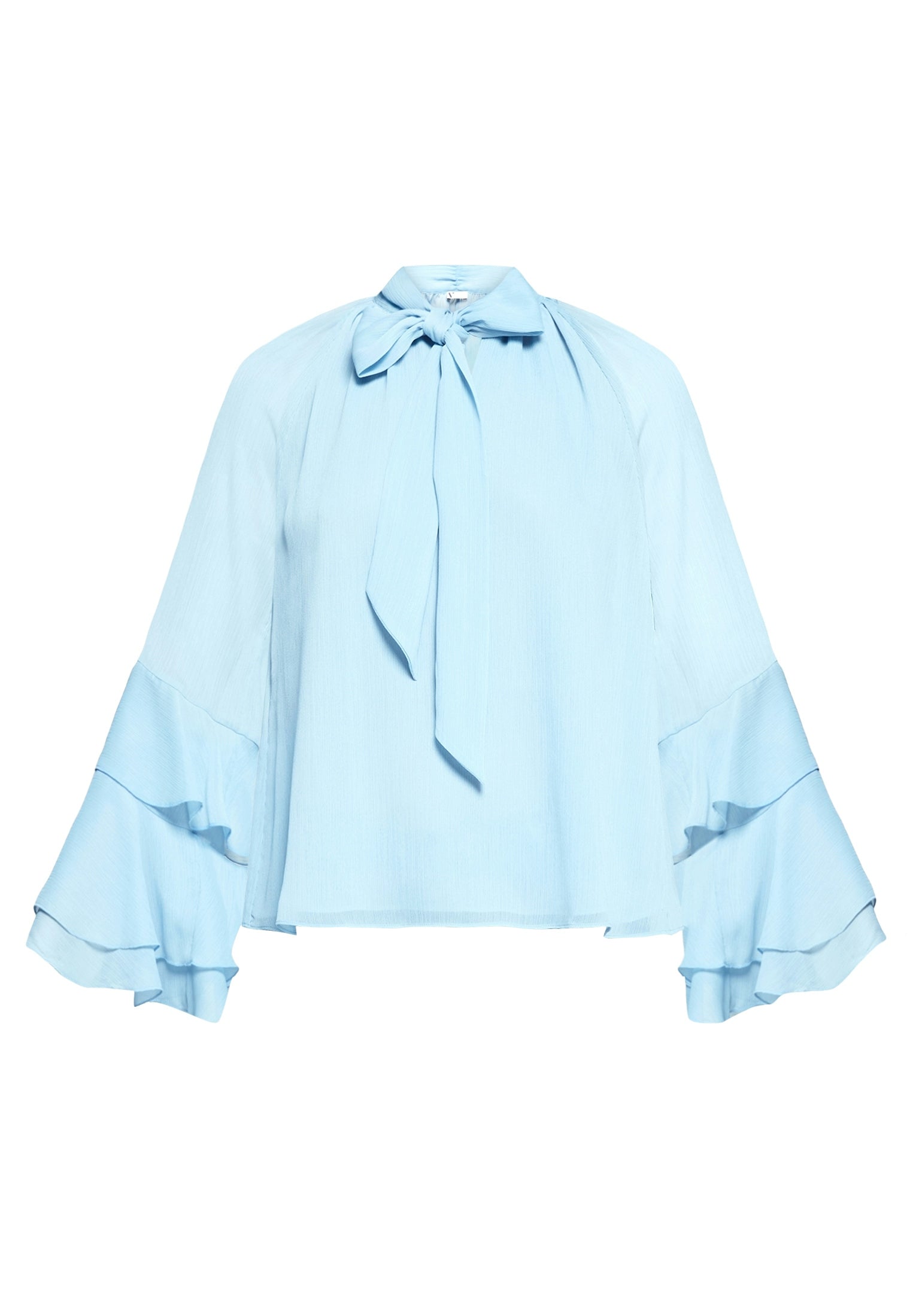 Vera Mont - Elegante Chiffon-Bluse in Hellblau