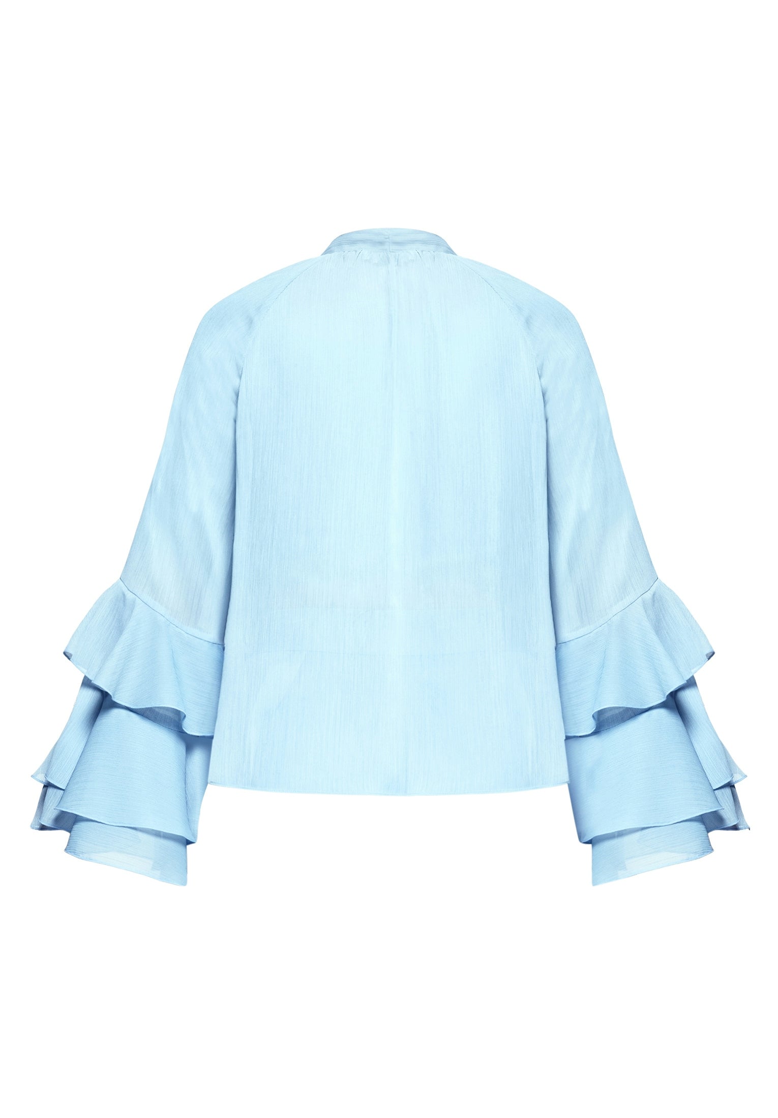 Vera Mont - Elegante Chiffon-Bluse in Hellblau