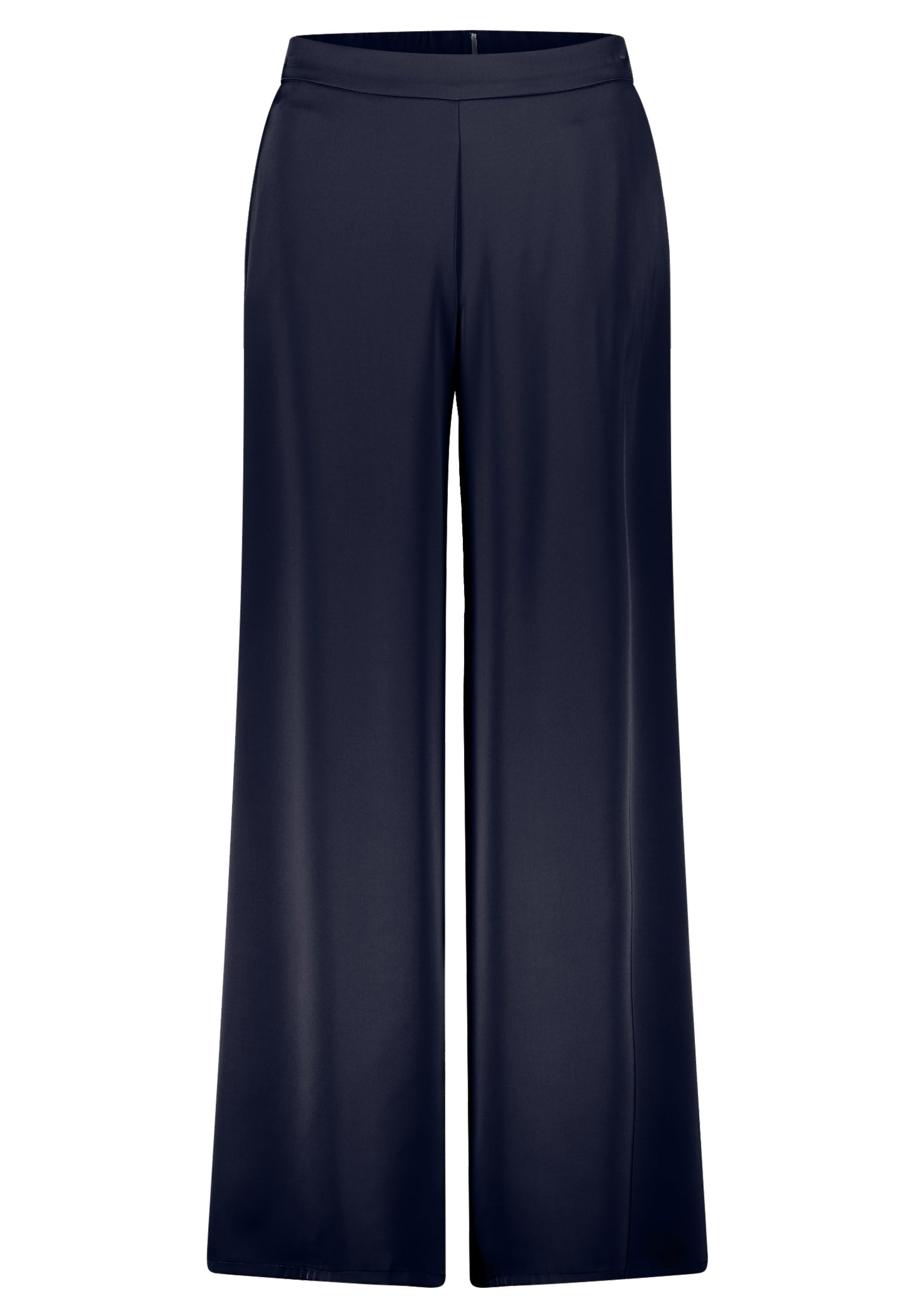 Vera Mont - Elegante Hose aus Satin in Dunkelblau