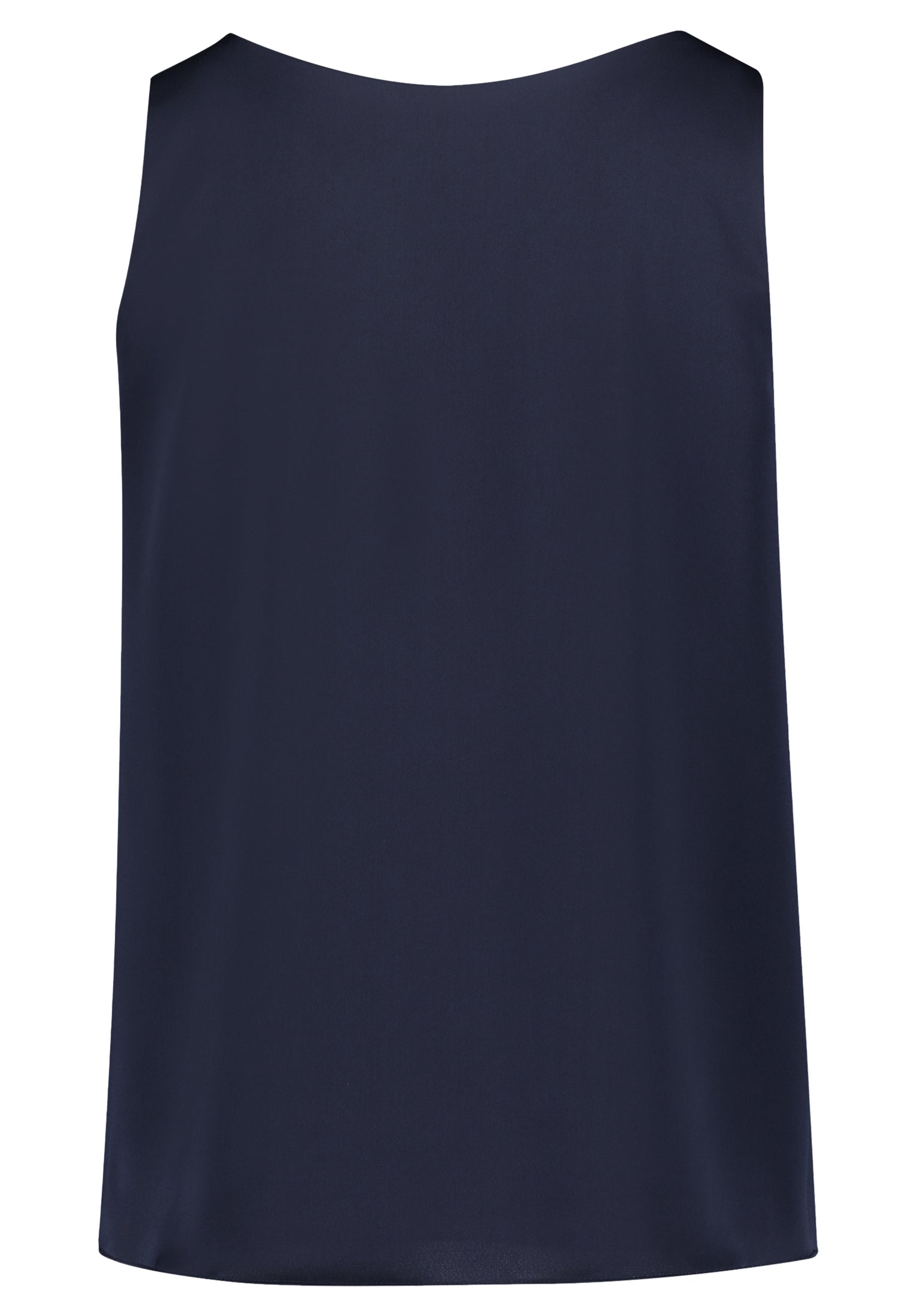 Vera Mont - Elegante Bluse aus Satin in Dunkelblau