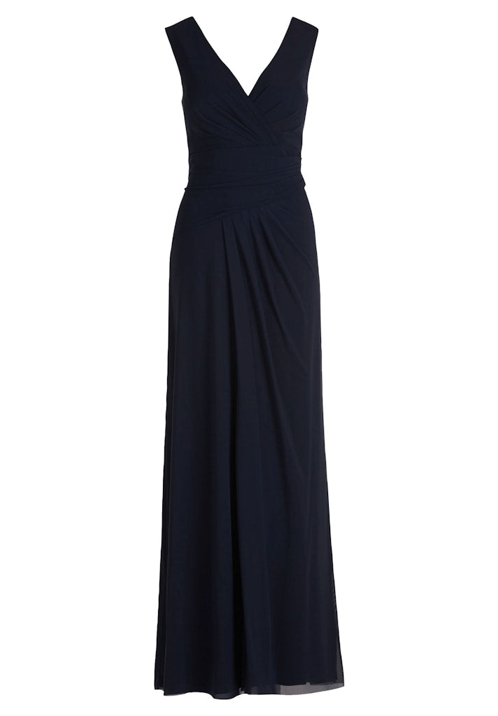 Vera Mont - Elegantes Kleid mit ausgestelltem Rock in Dunkelblau