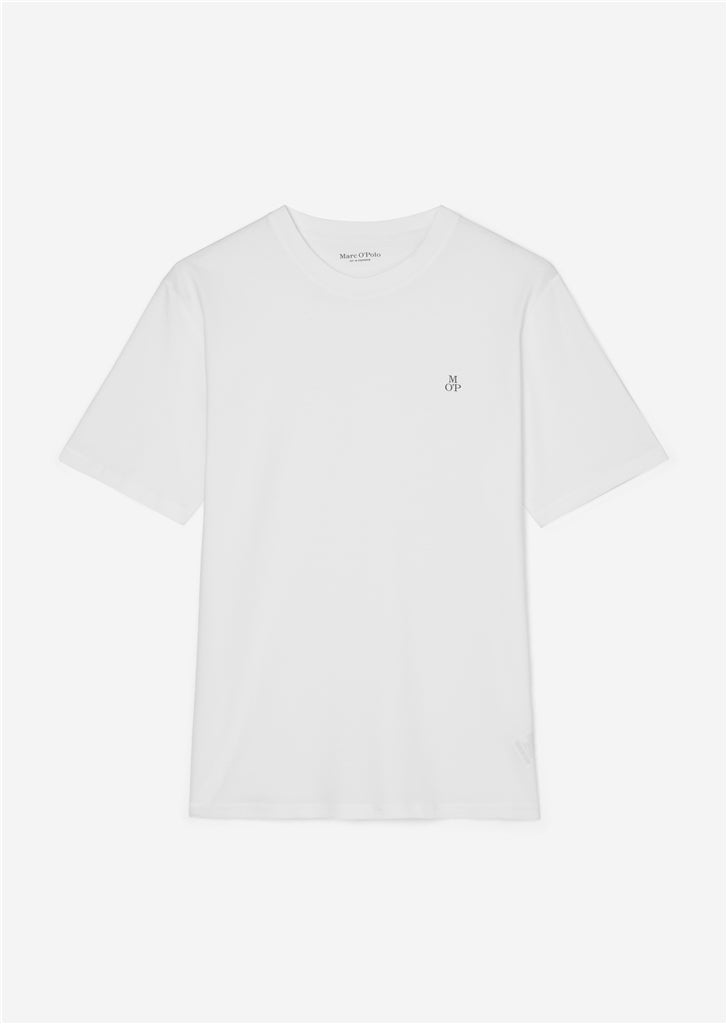 Marc O´Polo - Basic T-Shirt aus reiner Baumwolle mit dezentem Logo