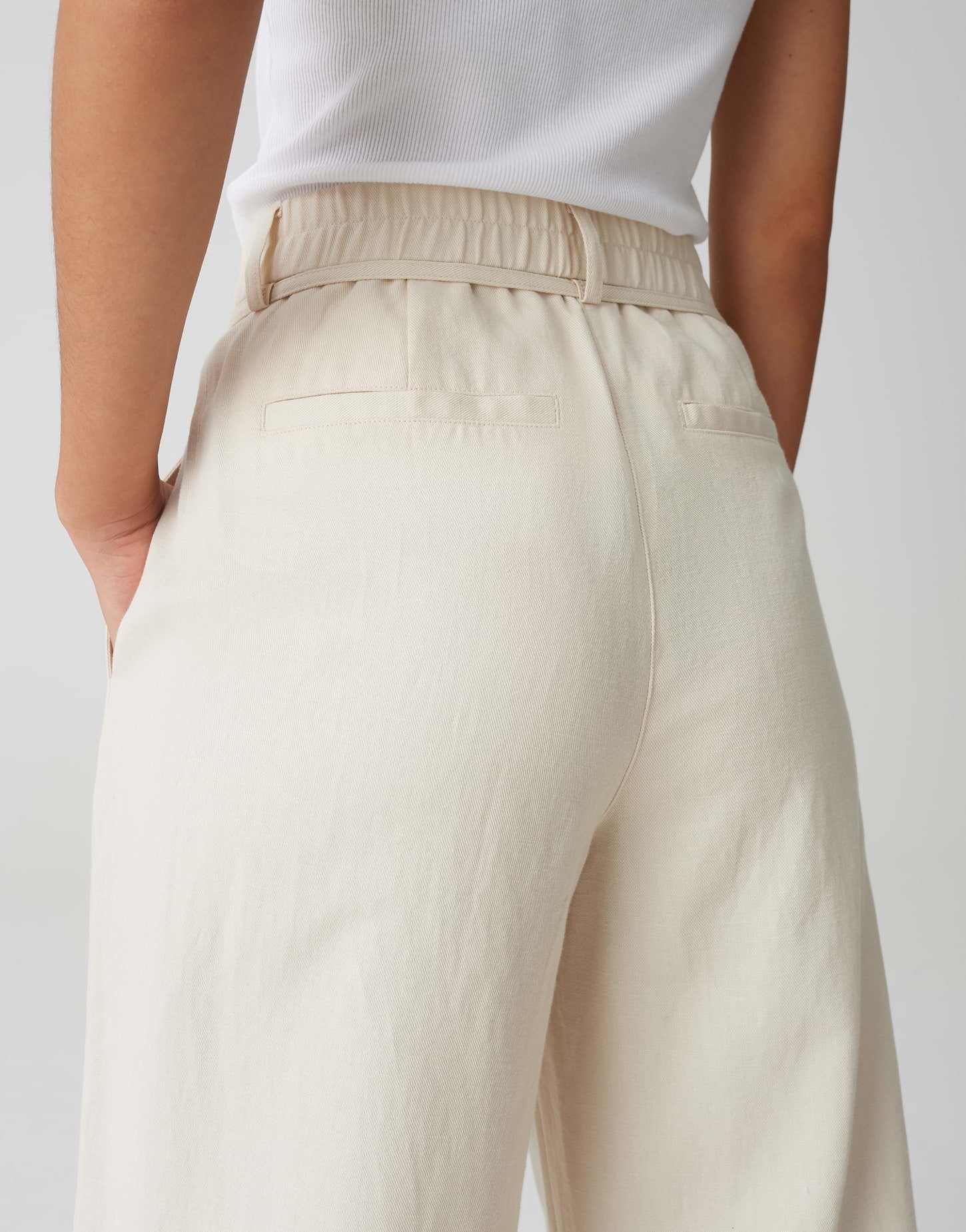 Opus - Elegant Sportive Hose aus Baumwollmix - Meeri