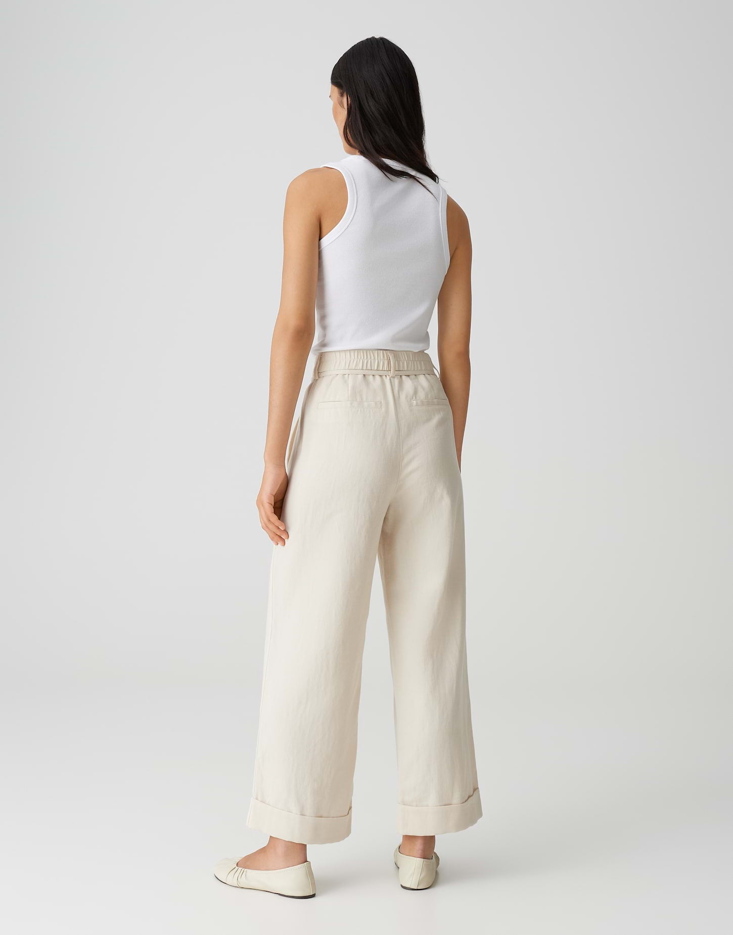 Opus - Elegant Sportive Hose aus Baumwollmix - Meeri