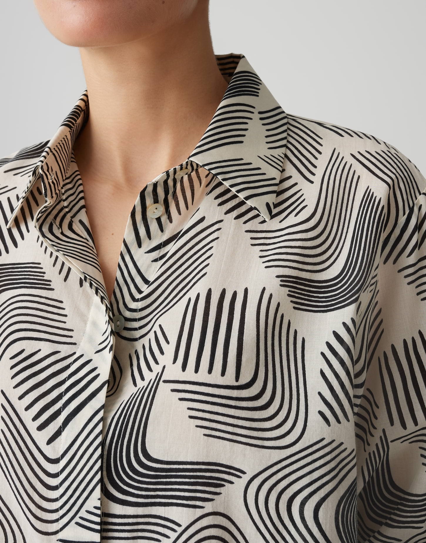 Opus - Printbluse aus feiner Baumwolle - Fumina