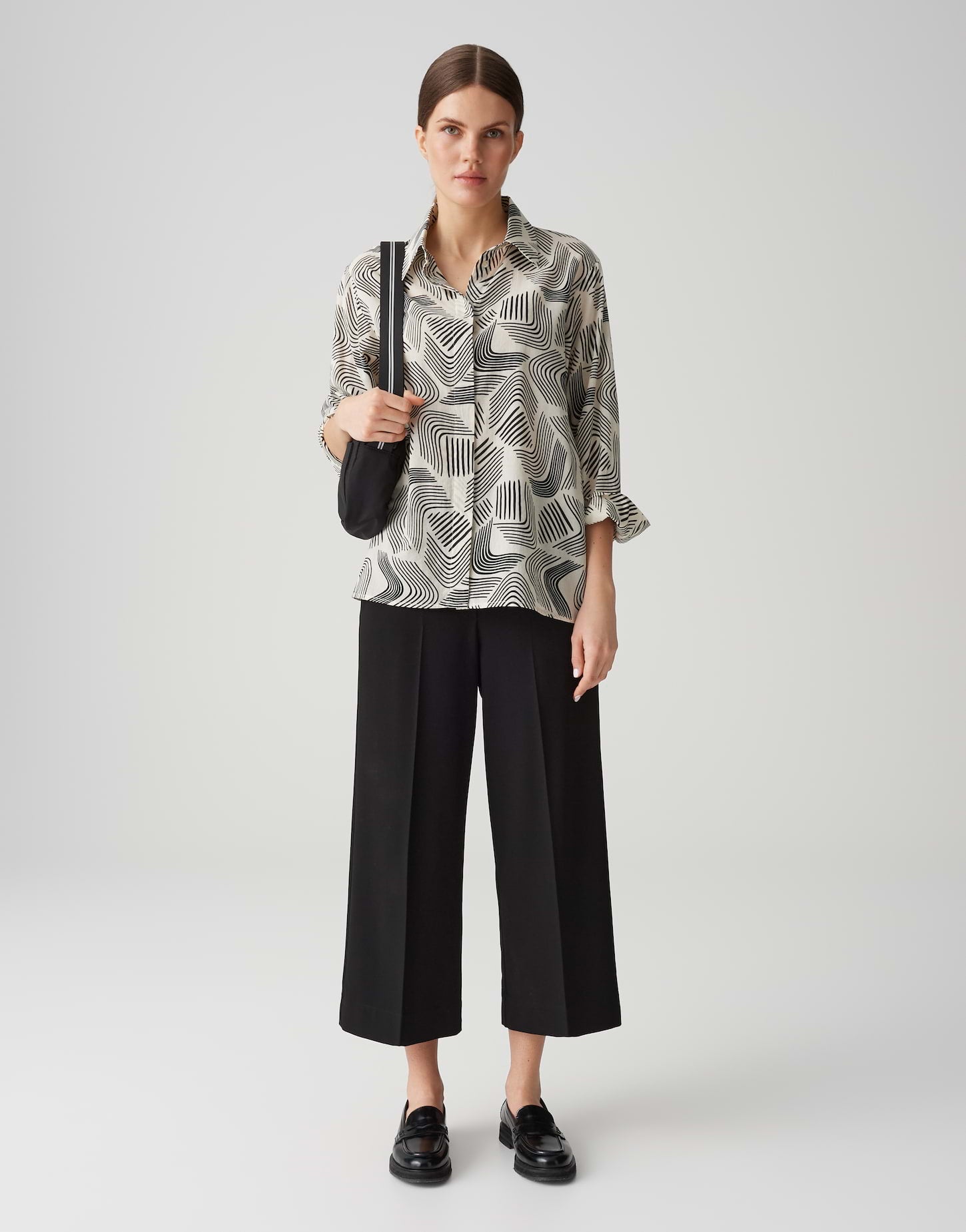 Opus - Printbluse aus feiner Baumwolle - Fumina