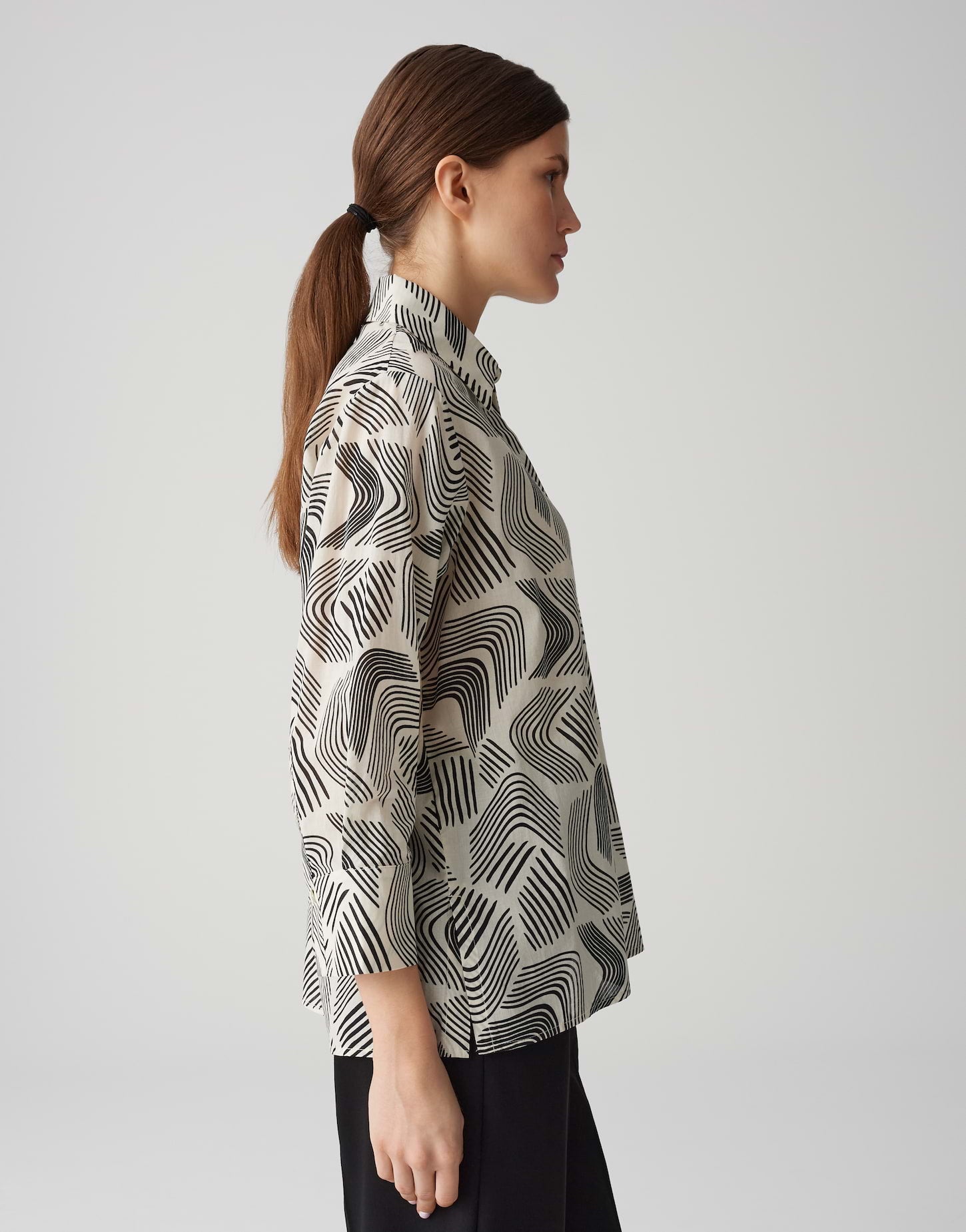 Opus - Printbluse aus feiner Baumwolle - Fumina