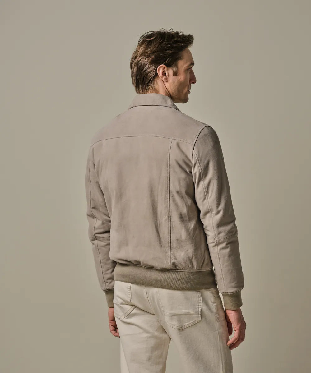 Profuomo - Stilvoller Blouson aus Veloursleder