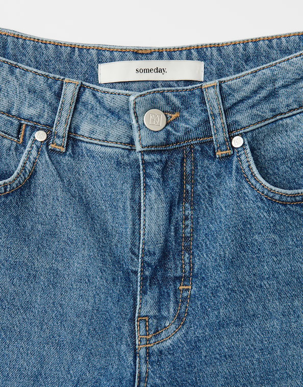 Someday - Barrel Jeans im Cotton Tencel™ Mix Mid Rise - Cellma