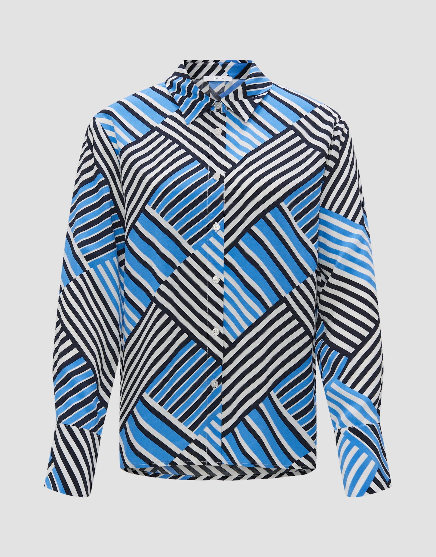 Opus -  Hemdbluse mit geometrischem Print - Filona