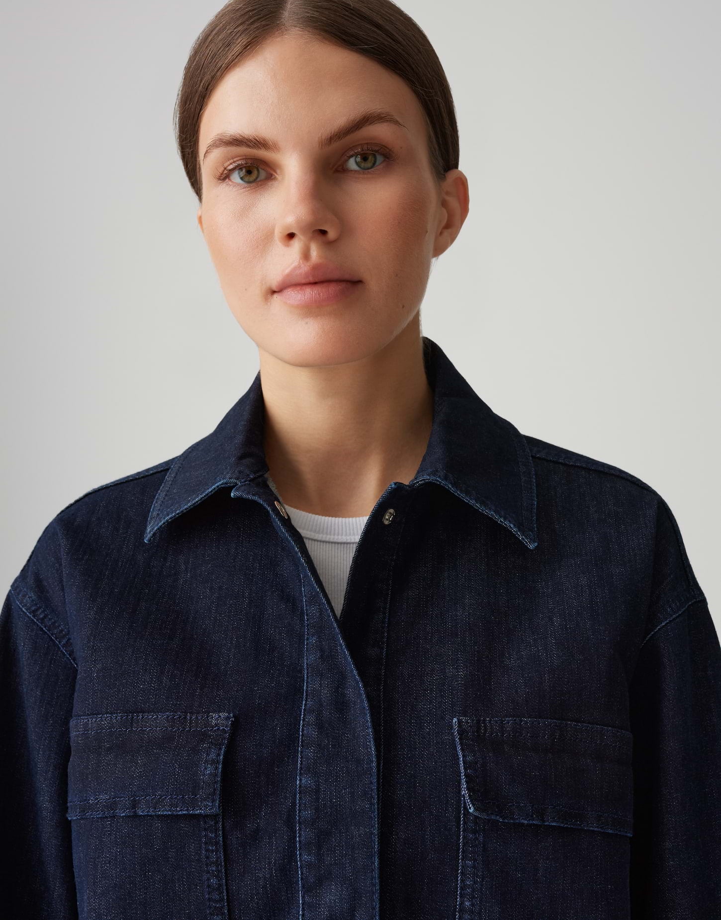 Opus - Loose Jeansjacke mit Rinsed Waschung - Hollice
