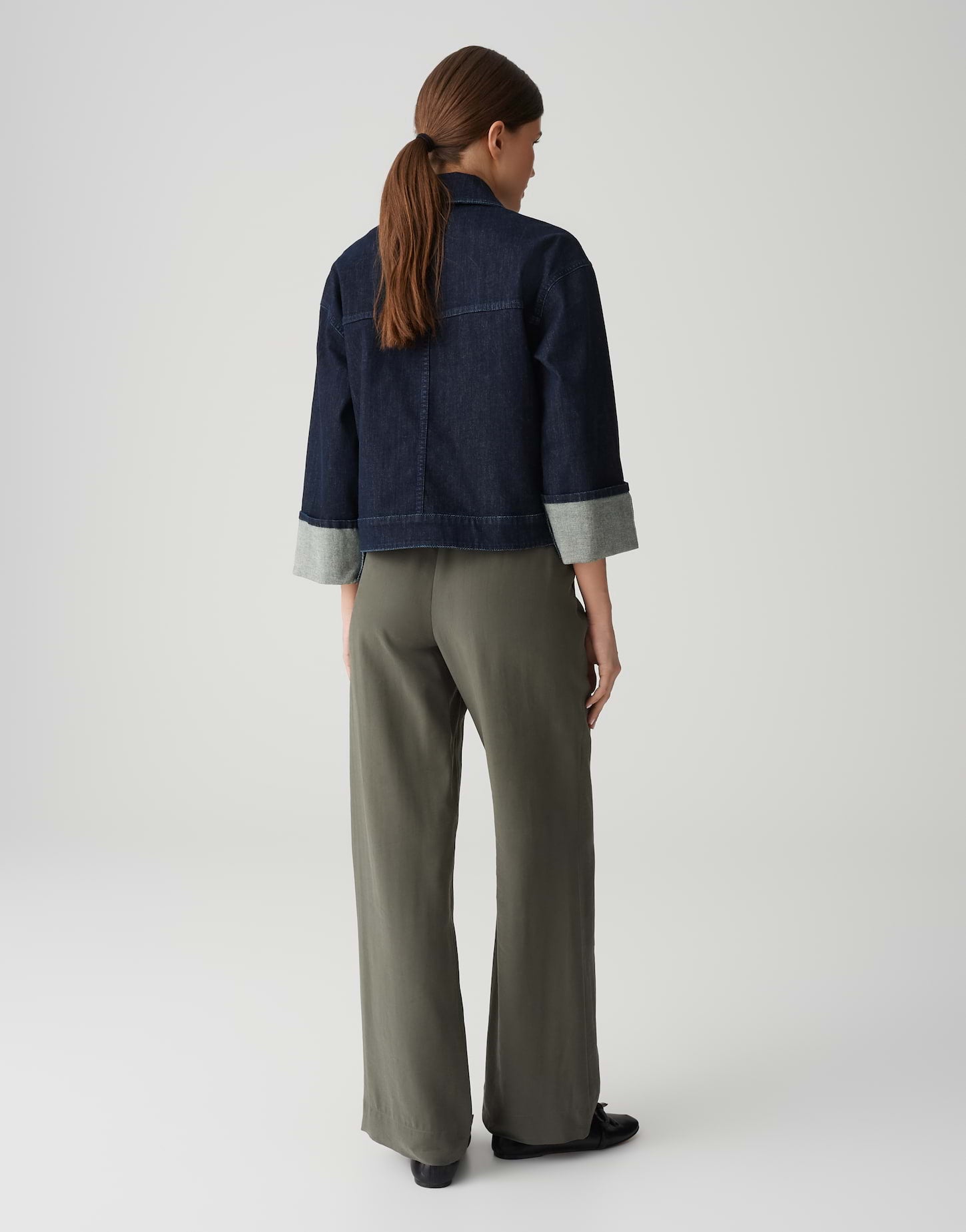 Opus - Loose Jeansjacke mit Rinsed Waschung - Hollice