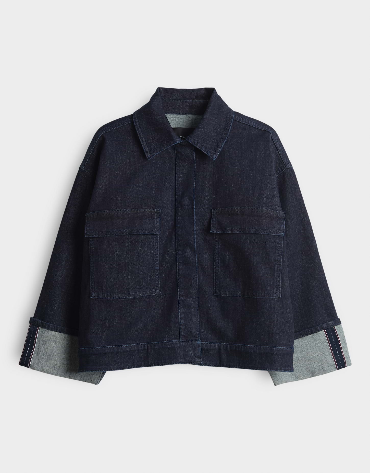 Opus - Loose Jeansjacke mit Rinsed Waschung - Hollice