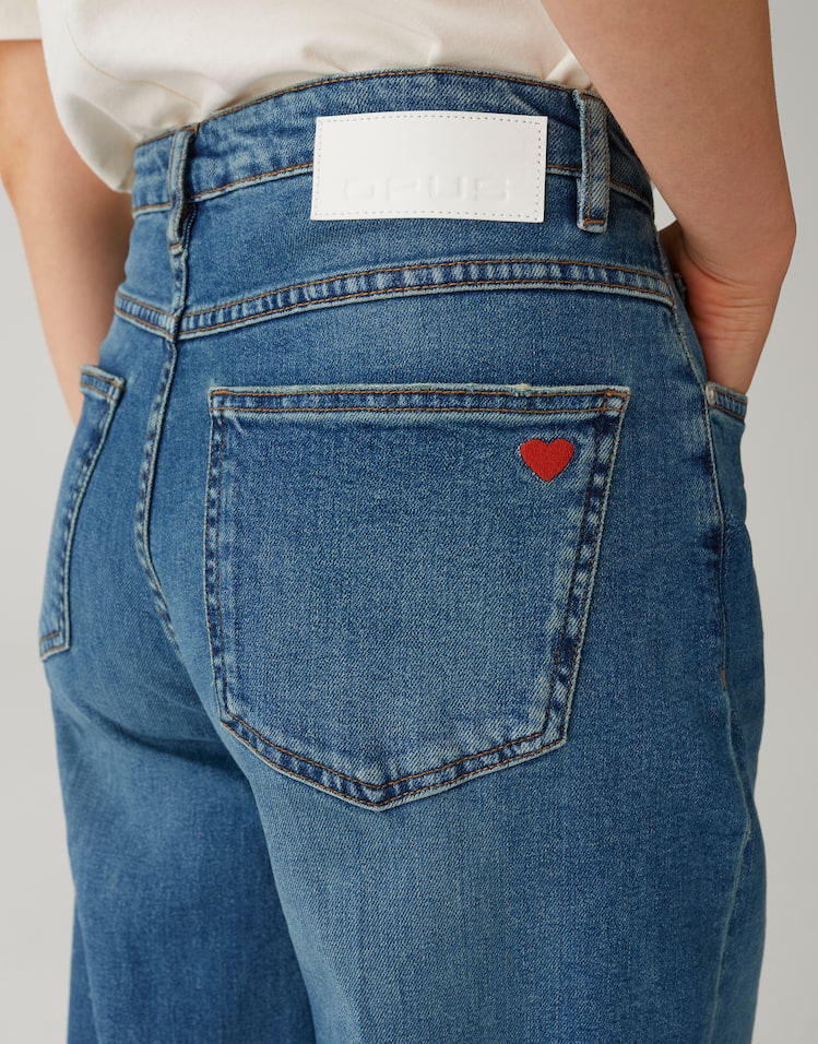 Opus -Verkürzte Wide Leg Jeans - Miva