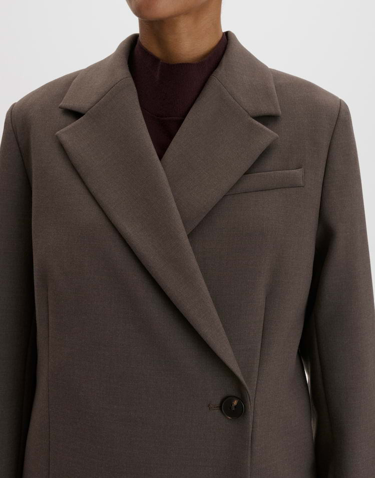 Someday - Leicht tailierter Blazer aus Viskose Mix Regular Fit - Narcia