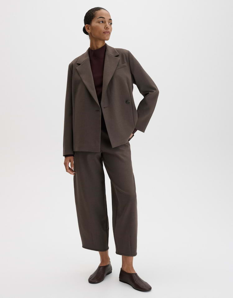 Someday - Leicht tailierter Blazer aus Viskose Mix Regular Fit - Narcia